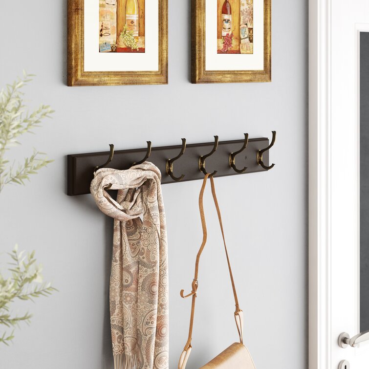 picture frame with coat hooks